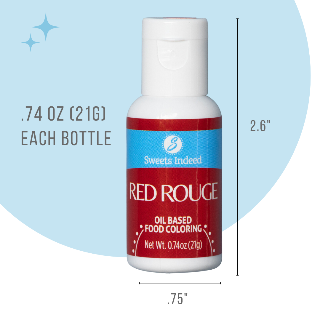 Red Rouge - Oil Food Color (0.74 fl oz)