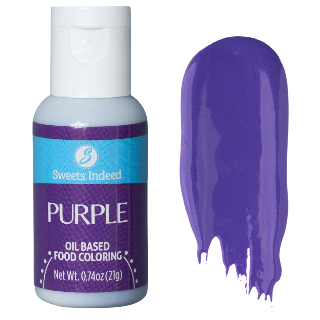 Sweets Indeed Oil Food Color Purple (0.74 fl oz)