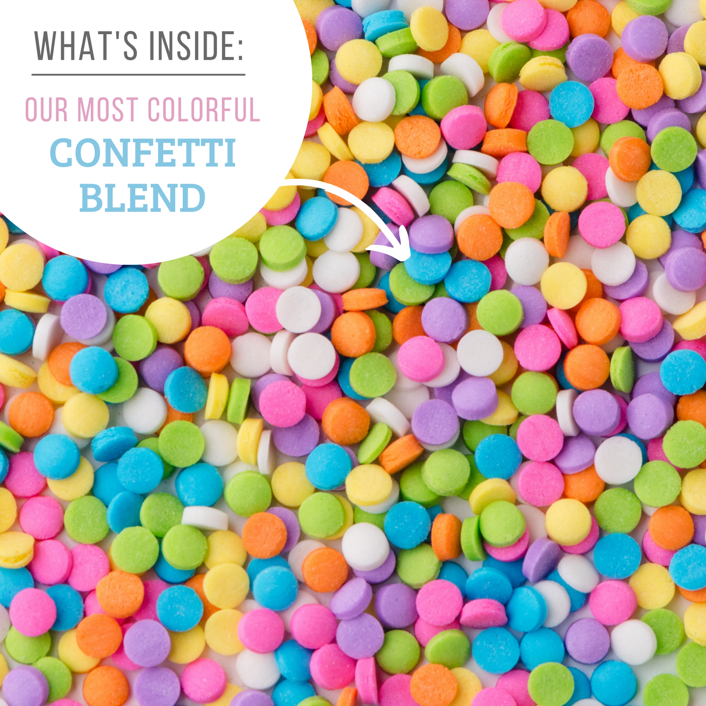 Pastel Confetti Mix - 10oz Bag