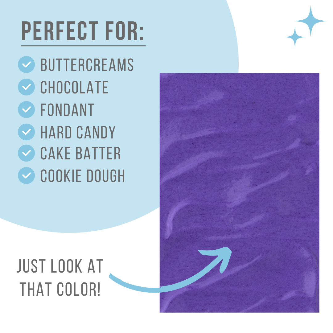 Purple - Oil Food Color (0.74 fl oz)