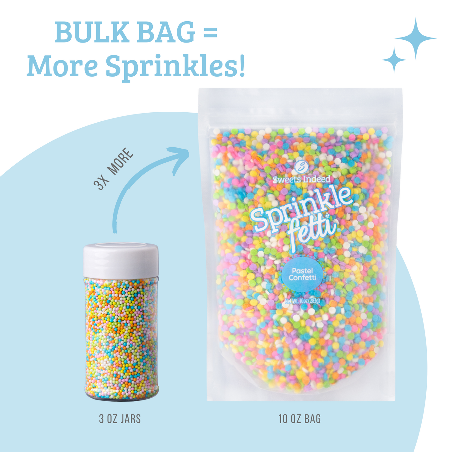 Pastel Confetti Mix - 10oz Bag