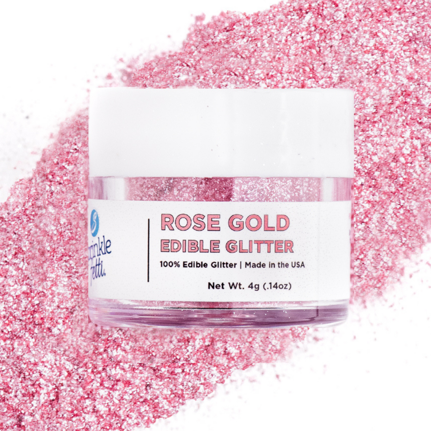 Rose Gold Edible Glitter 4g