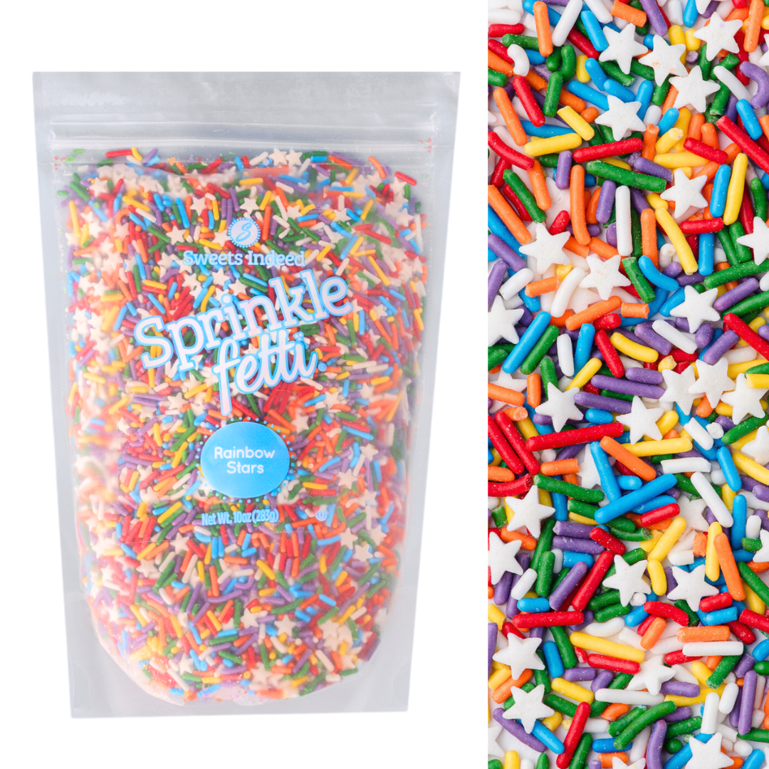 Rainbow Stars Bulk - 10oz