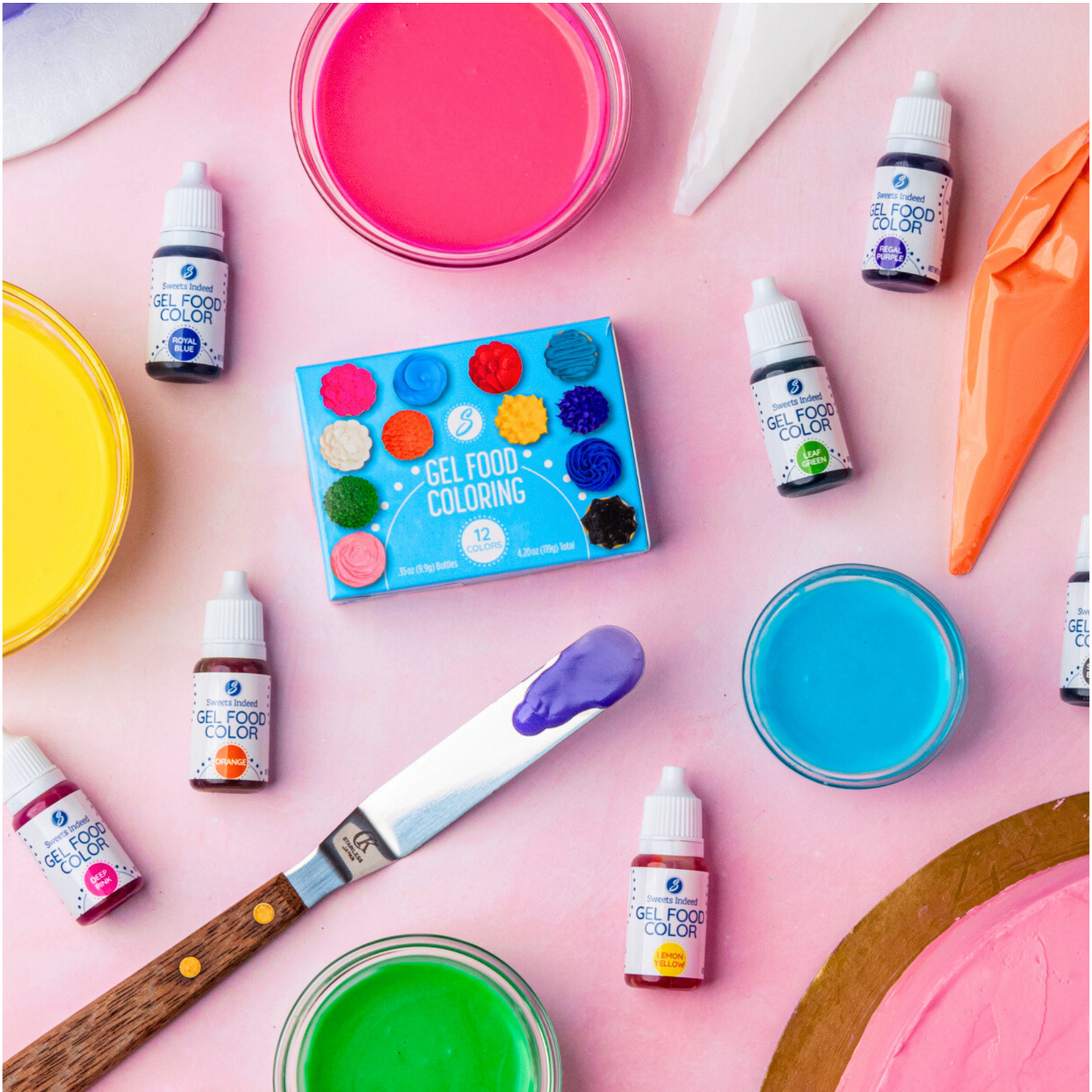 Gel Food Color - 12 Pack