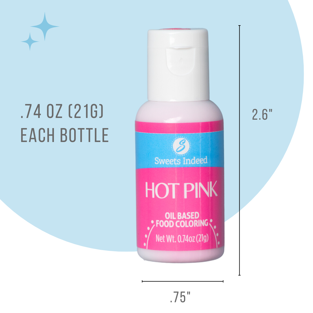 Hot Pink - Oil Food Color (0.74 fl oz)