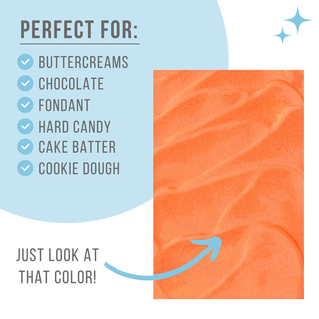 Orange - Oil Food Color (0.74 fl oz)