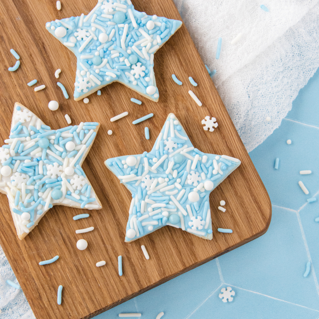 Sweets Indeed Dye Free Winter Sprinklefetti 2.4 ounces