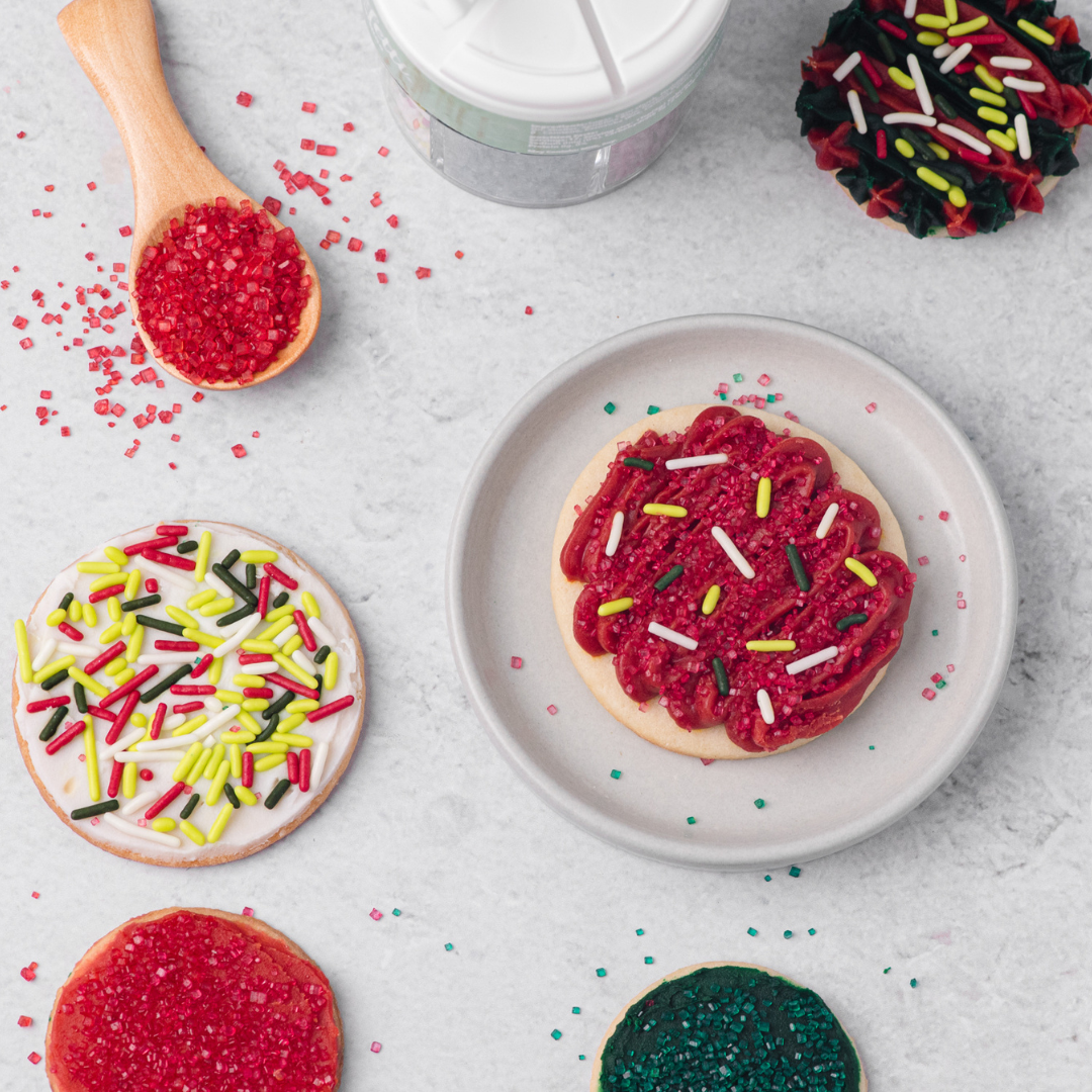 Natural Holiday Sprinkle Jar - 6 Cell - 2.75 ounce