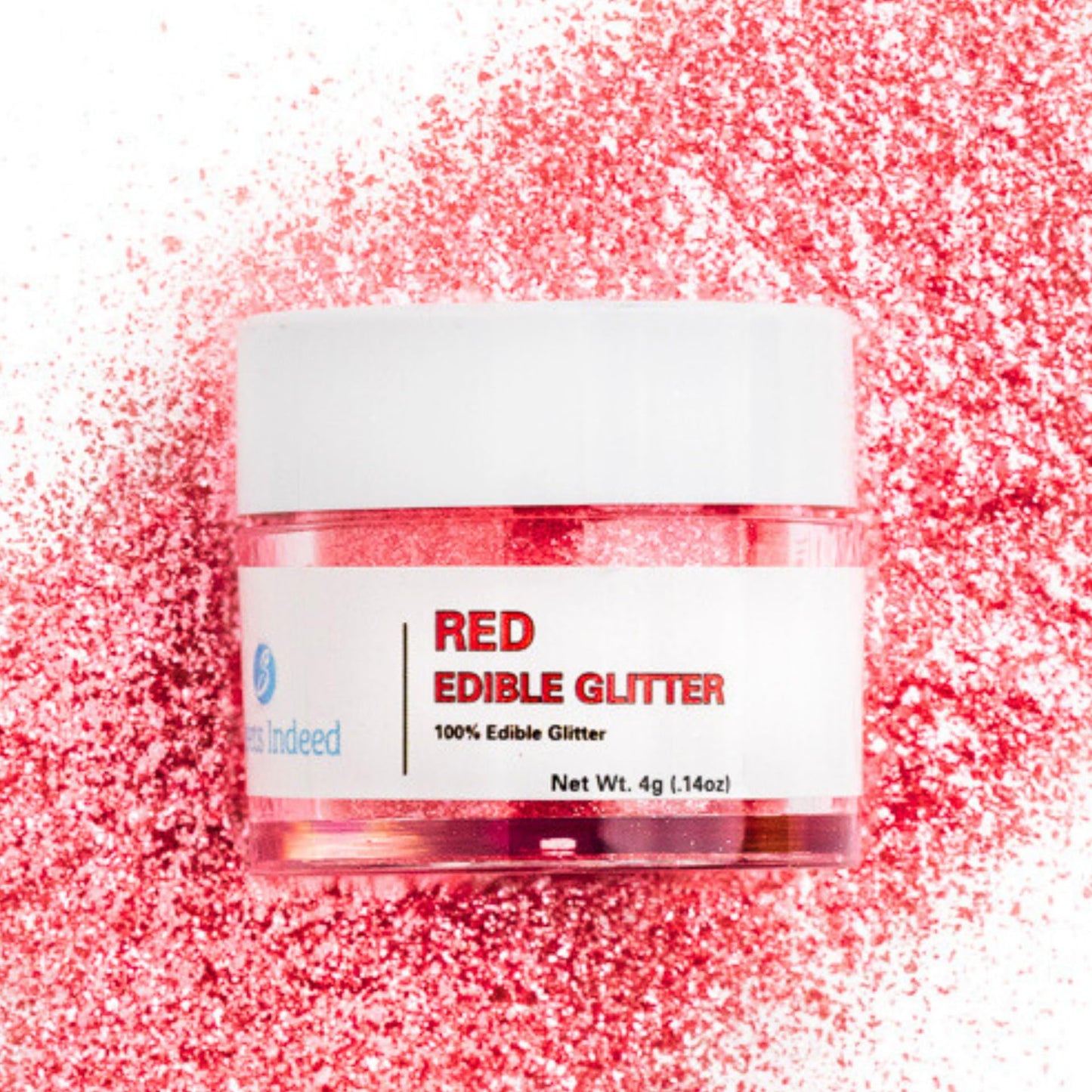 Sweets Indeed Edible Glitter, Perfect for Drinks, Cocktails, Beverages & Cake Decorating, Dessert Cake Topper, 4 grams, 3 Pack (Sweetheart)