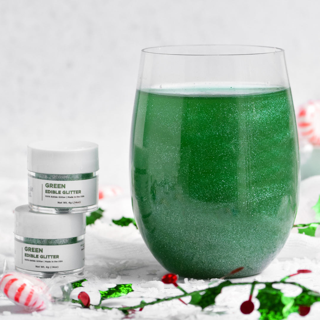 Green Edible Glitter 4g