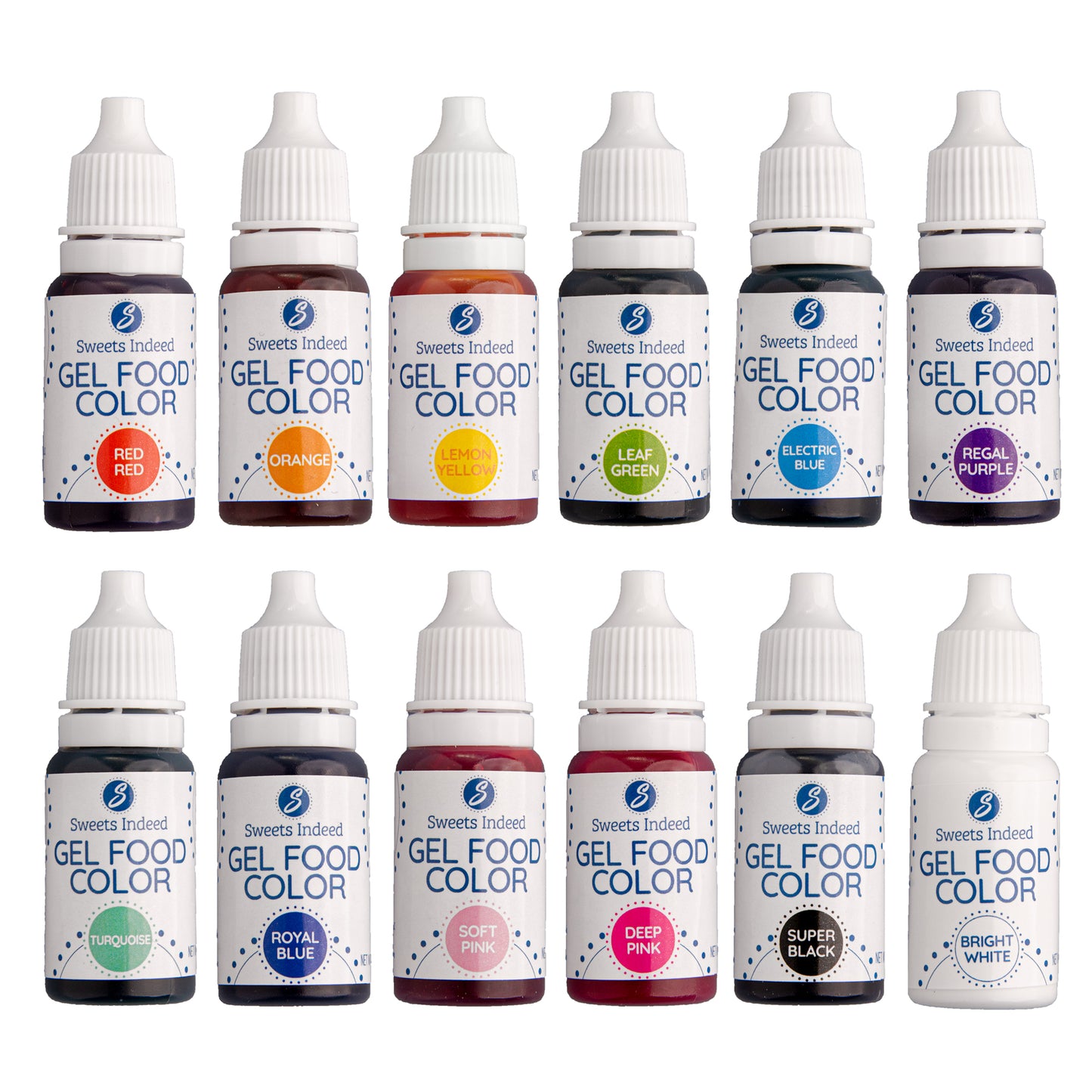 Gel Food Color - 12 Pack