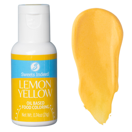 Oil Food Color Lemon Yellow (0.74 fl oz)