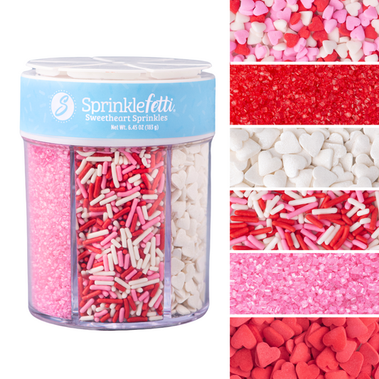 Sweetheart Sprinkle Jar - 6 Cell