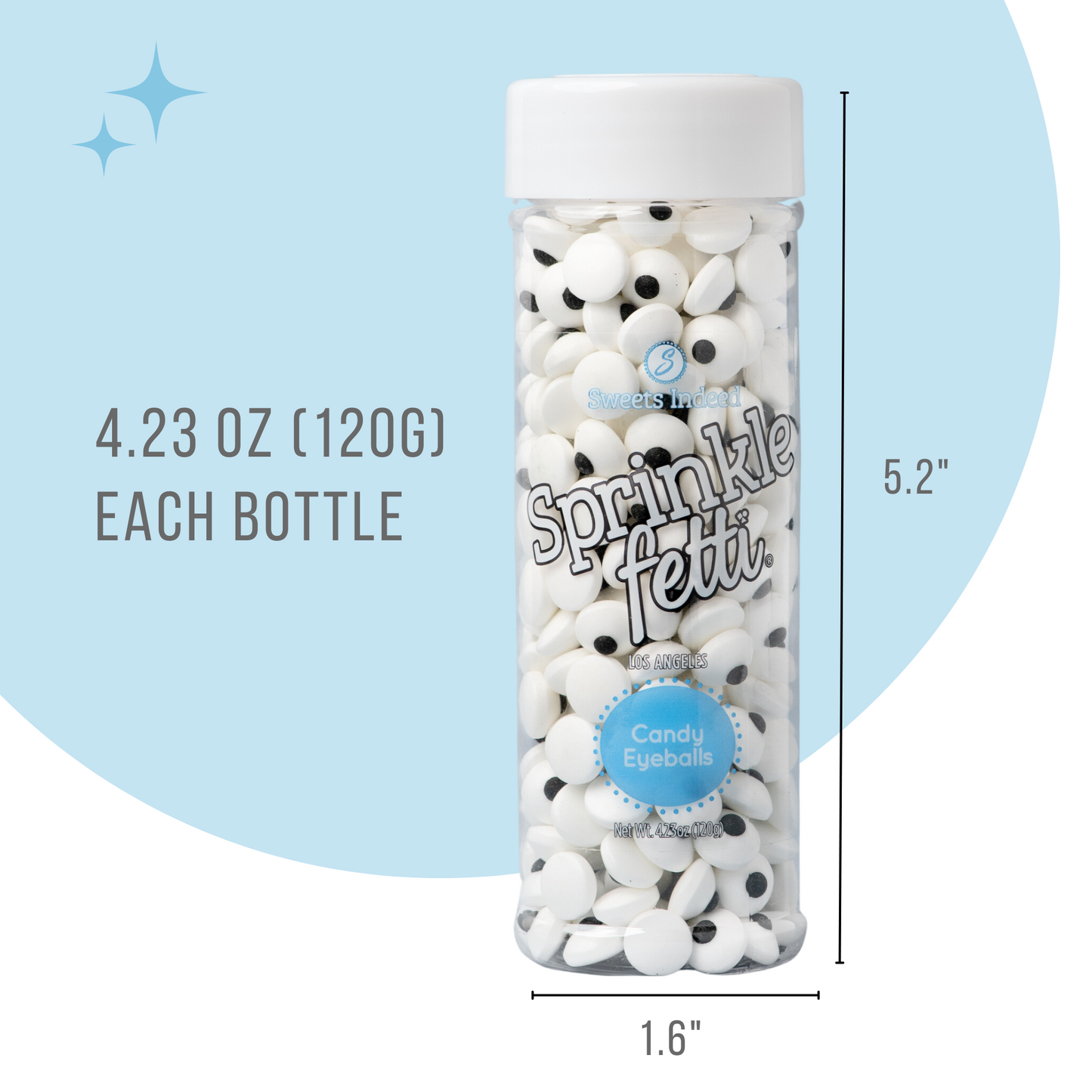 Candy Eyeballs - 4.23 oz Jar