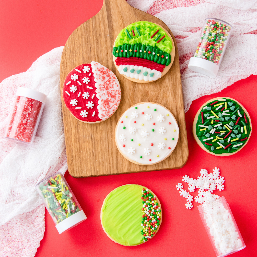 Sweets Indeed Dye-Free Holiday Sprinkle 4-Pack – 3.35 oz