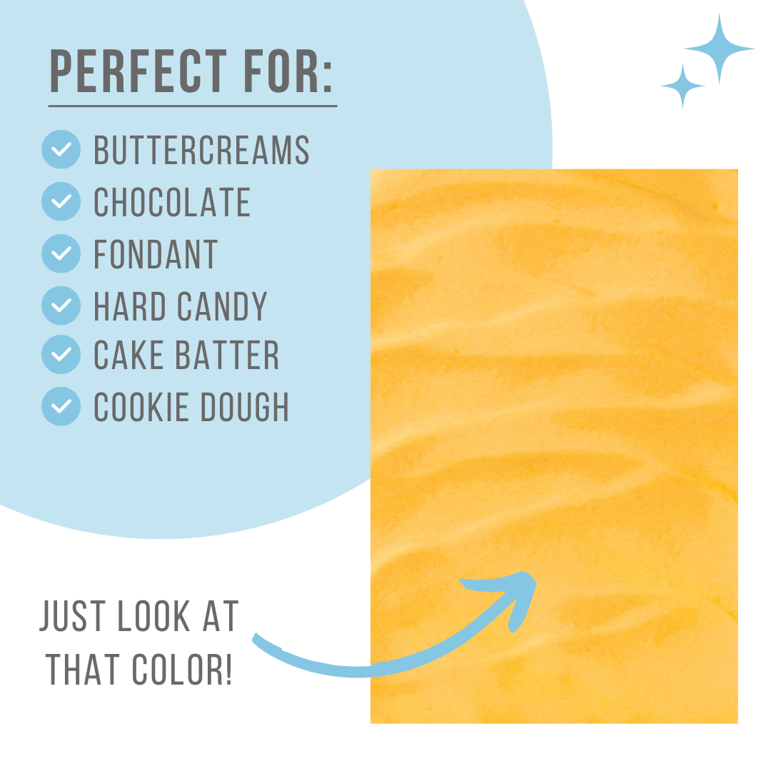 Lemon Yellow - Oil Food Color (0.74 fl oz)
