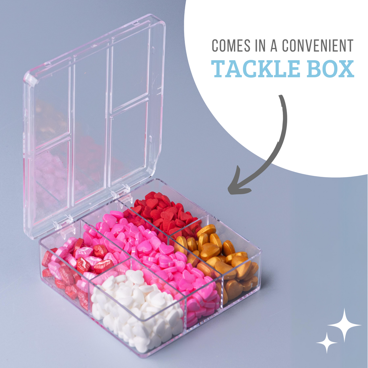 Sweetheart Candy Sprinkles Tackle Box