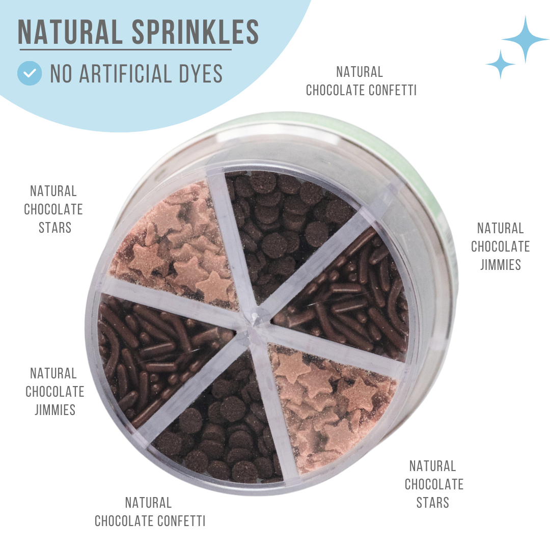 Chocolate Sprinkle Jar - 6 Cell - 2.75 ounces