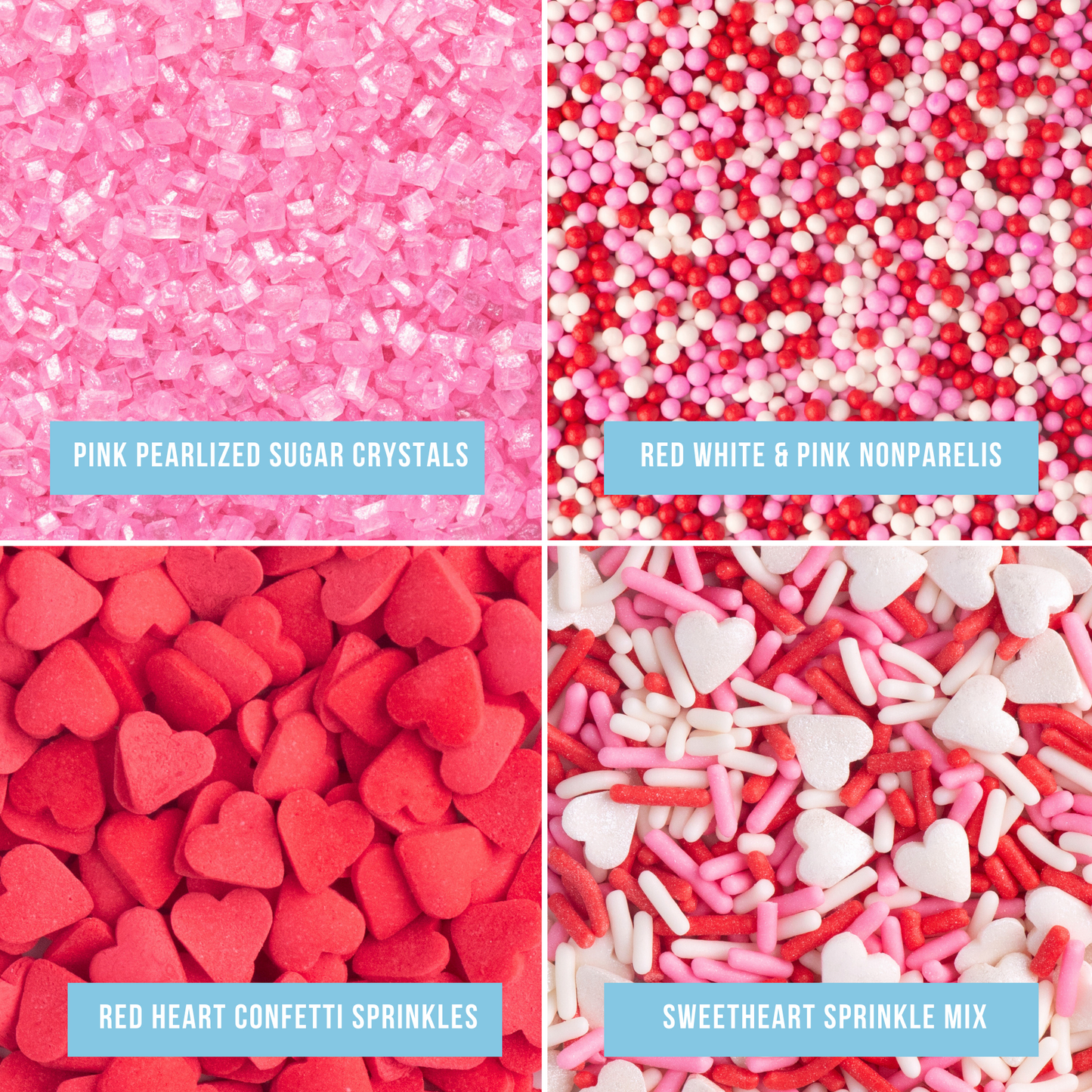 Sweetheart Sprinkles 4 Pack