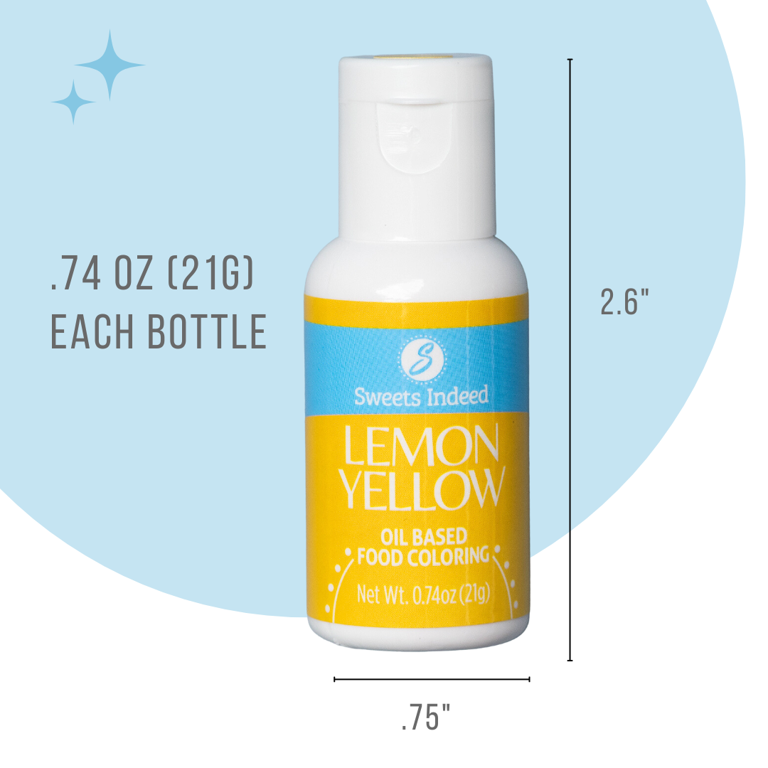 Lemon Yellow - Oil Food Color (0.74 fl oz)