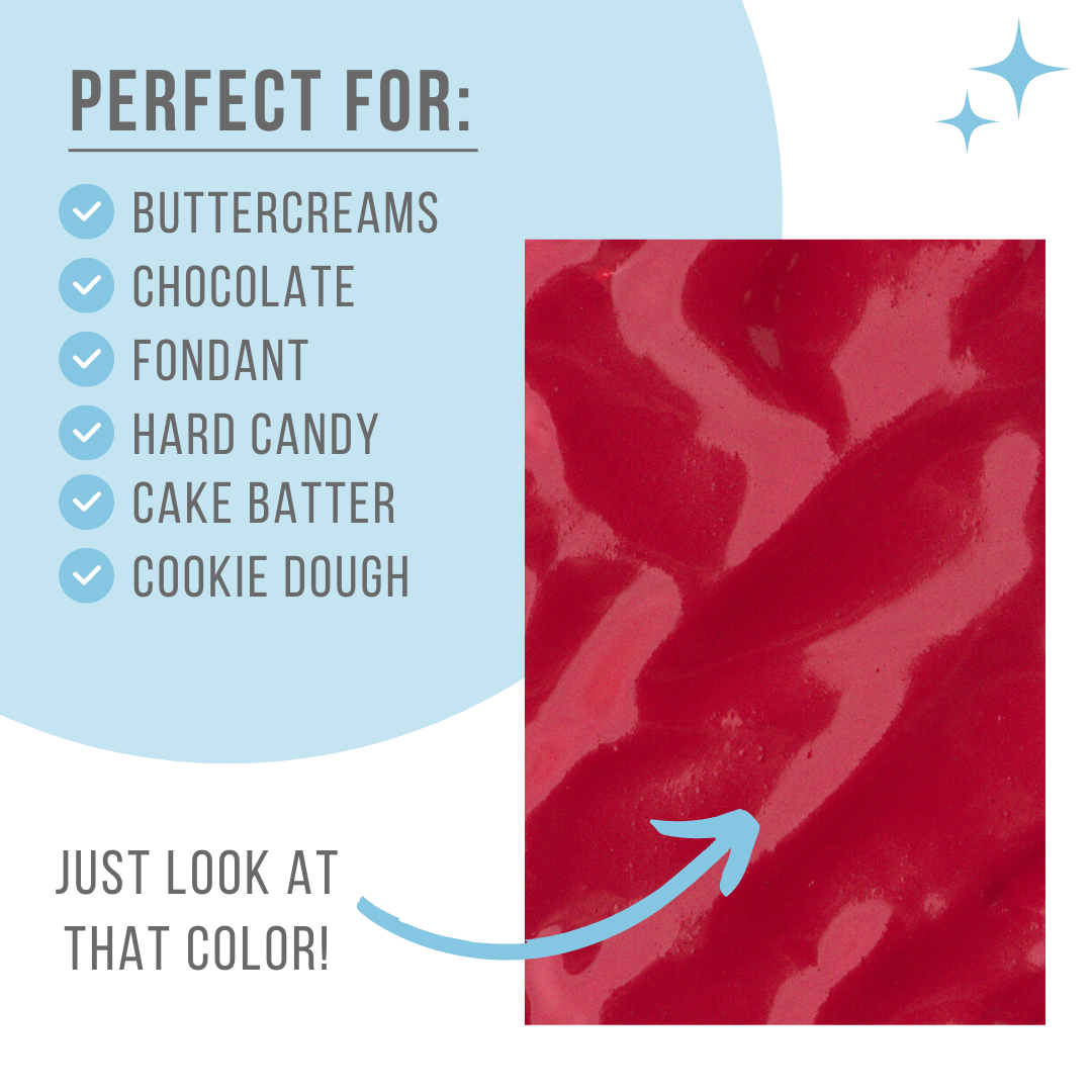 Red Rouge - Oil Food Color (0.74 fl oz)