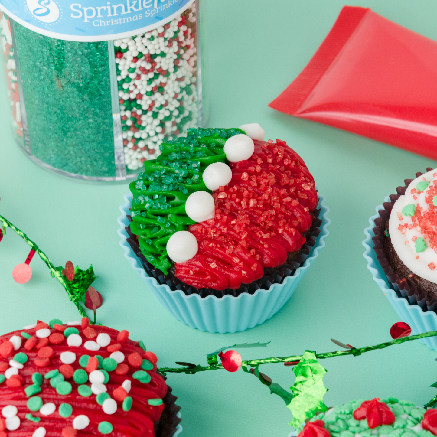Christmas Sprinkle Jar - 6 Cell