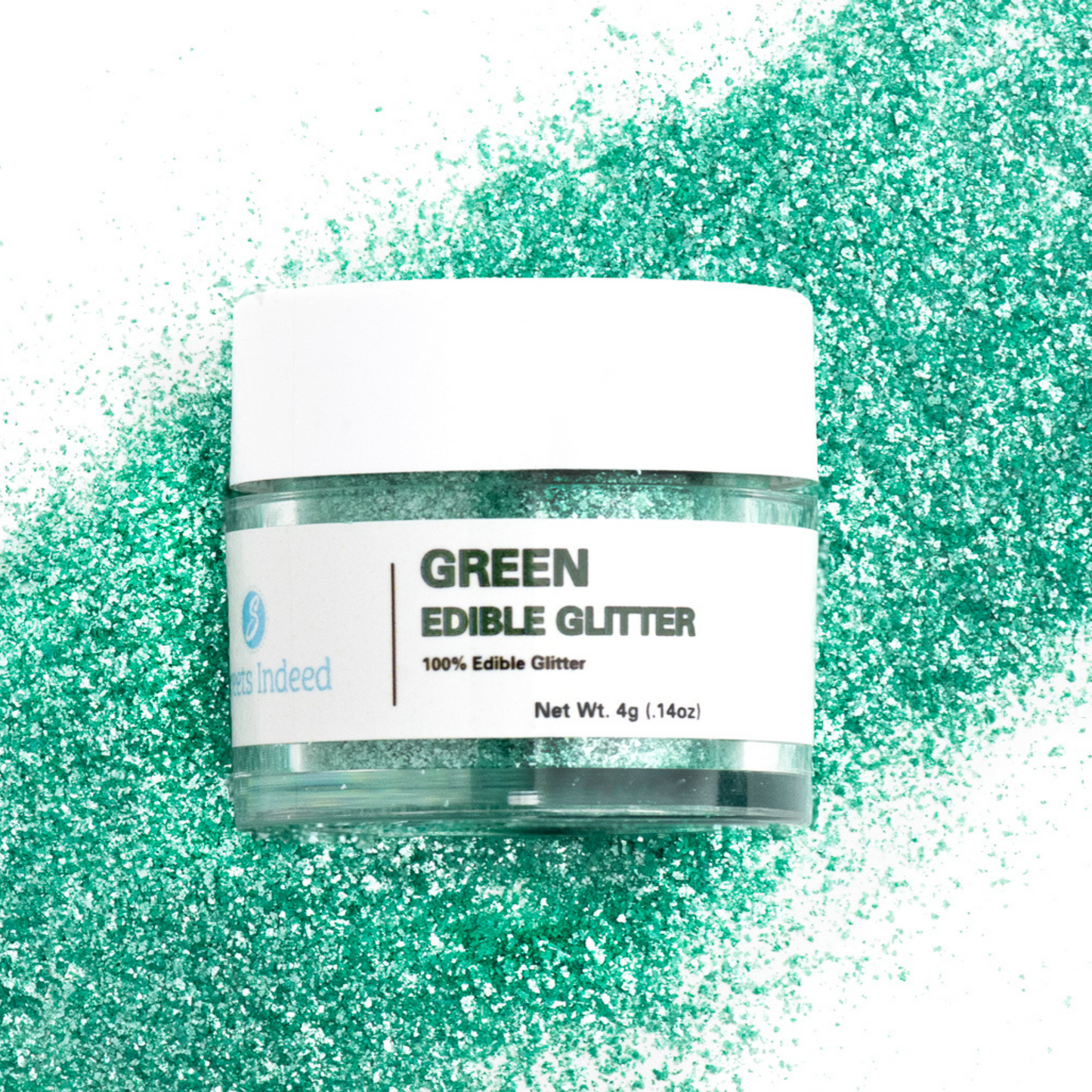 Green Edible Glitter 4g