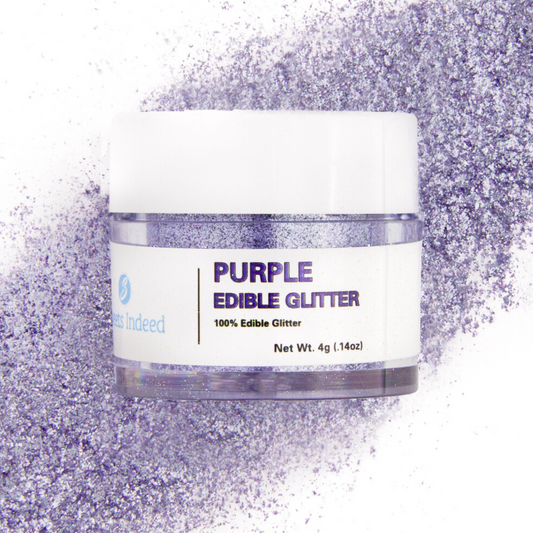 Purple Edible Glitter 4g