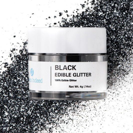 Black Edible Glitter 4g