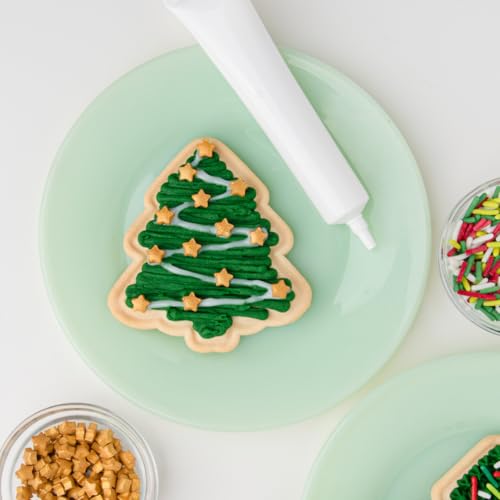 Sweets Indeed Holiday Cookie Decorating Kit plus Sprinkles Frosting Tubes nozzles 14.17 ounces Perfect for baking and cookie decoarting