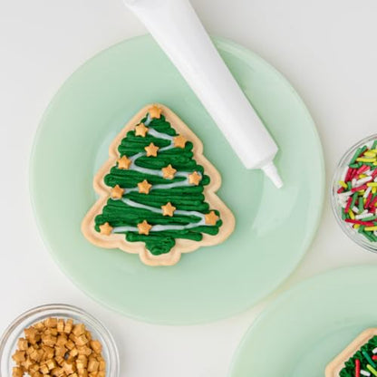 Sweets Indeed Holiday Cookie Decorating Kit plus Sprinkles Frosting Tubes nozzles 14.17 ounces Perfect for baking and cookie decoarting