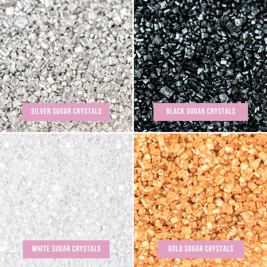 Sweets Indeed Metallic Sugar Sprinkle 4 Pack - 4.52 ounces