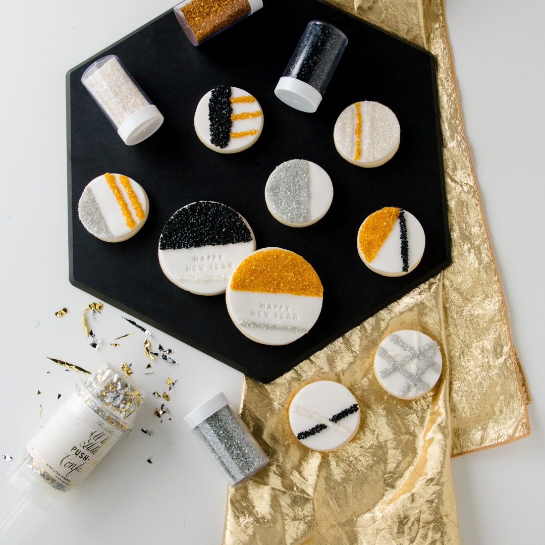 Sweets Indeed Metallic Sugar Sprinkle 4 Pack - 4.52 ounces