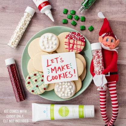 Sweets Indeed Holiday Elf Candy Topper 4-Pack – Crumblefetti Candy Toppings for Ice Cream, Cupcakes, Hot Cocoa & Cookies | Fun Holiday Elf Treat for Christmas Baking, Gifts & Stocking Stuffers