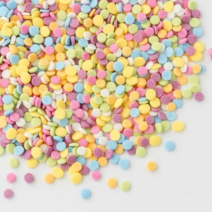 Sweets Indeed Natural Rainbow Sprinkles, Dye Free, Edible Sprinkle Mix, Perfect for Cake Decorations, Baking, Ice Cream, Cookies, Cupcake Topper