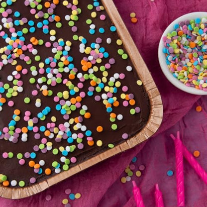 Sweets Indeed Sprinkles, Edible Sprinkle Mix, Perfect for Cake Decorations, Baking, Ice Cream, Cookies, Cupcake Topper, 6 ounces (Pretty in Pink)