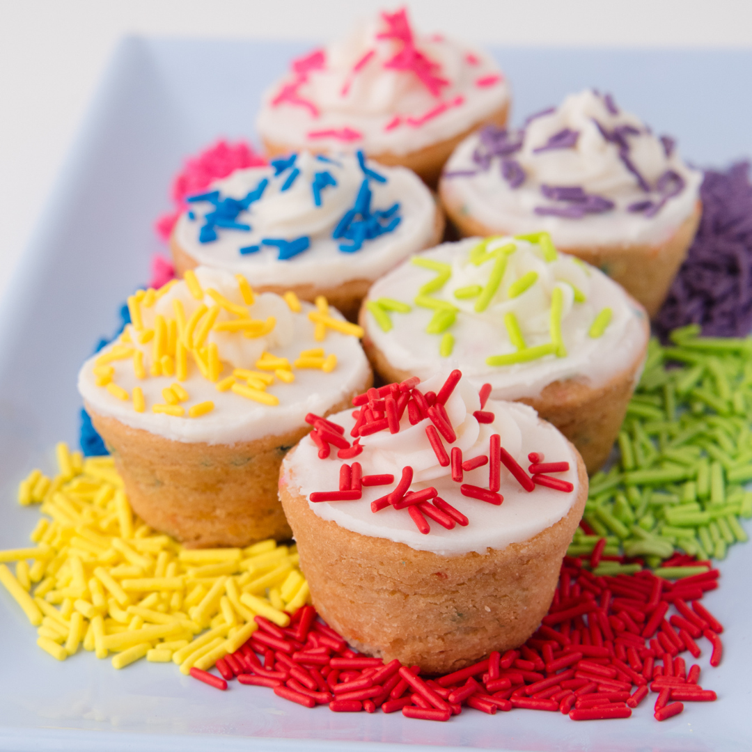 Natural Rainbow Sprinkle Jar - 6 Cell