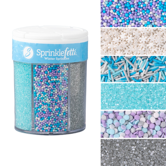 Winter Sprinkle Jar - 6 Cell
