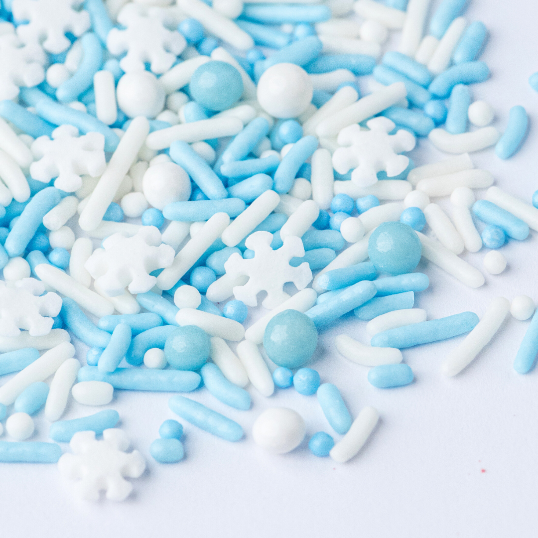 Sweets Indeed Dye Free Winter Sprinklefetti 2.4 ounces