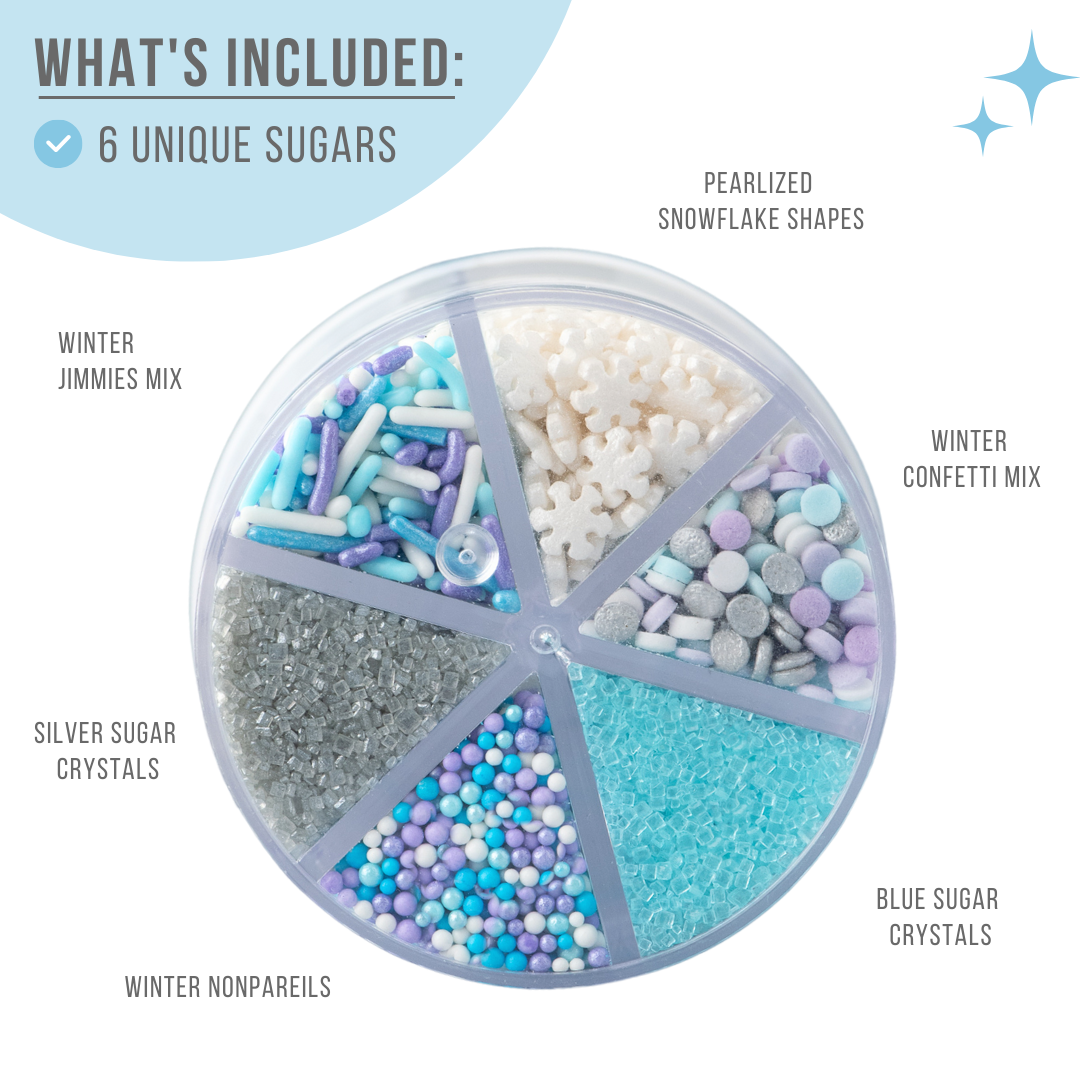 Winter Sprinkle Jar - 6 Cell