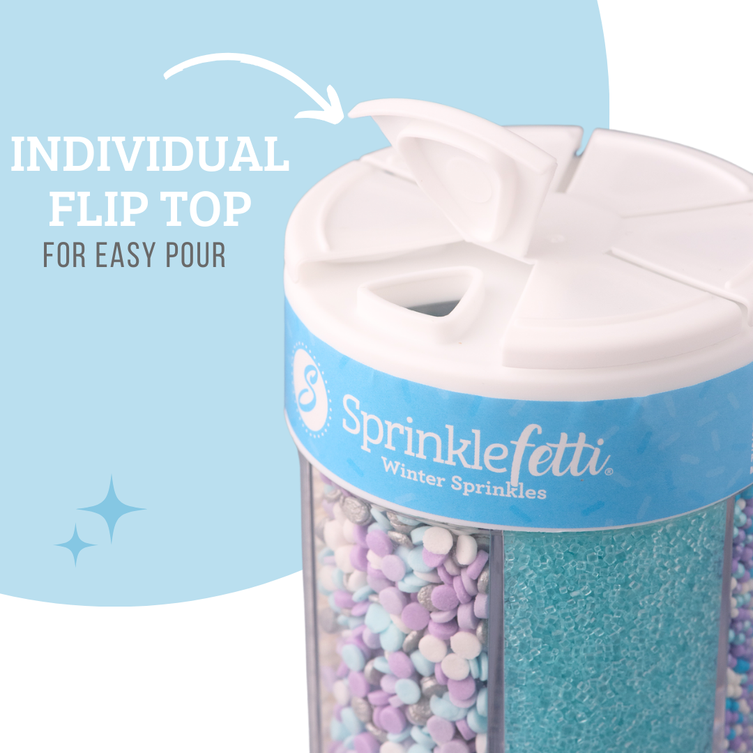 Winter Sprinkle Jar - 6 Cell