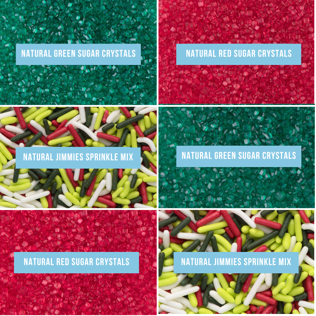 Natural Holiday Sprinkle Jar - 6 Cell