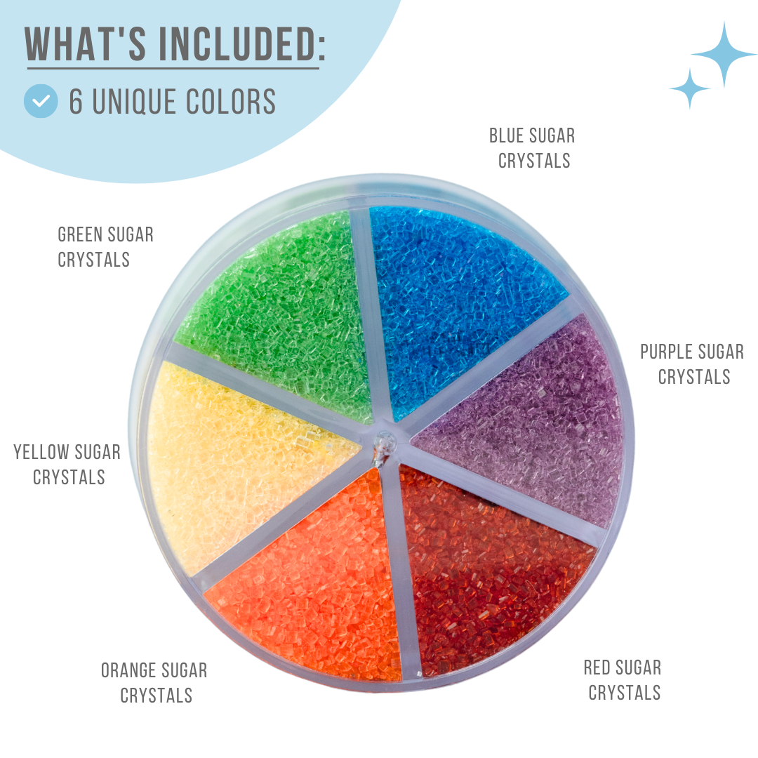 Rainbow Sugar Sprinkle Jar | 6 Cell