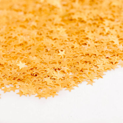 Sweets Indeed, Edible Glitter, Perfect for Drinks, Cocktails, Beverages & Cake Decorating, Dessert Cake Topper, Gift, 1 gram (Gold Edible Stars)
