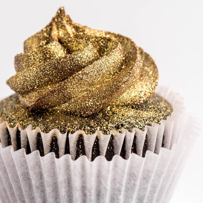 Sweets Indeed Edible Glitter, Perfect for Drinks, Cocktails, Beverages & Cake Decorating, Dessert Cake Topper, 4 grams, 3 Pack (Green/Gold)