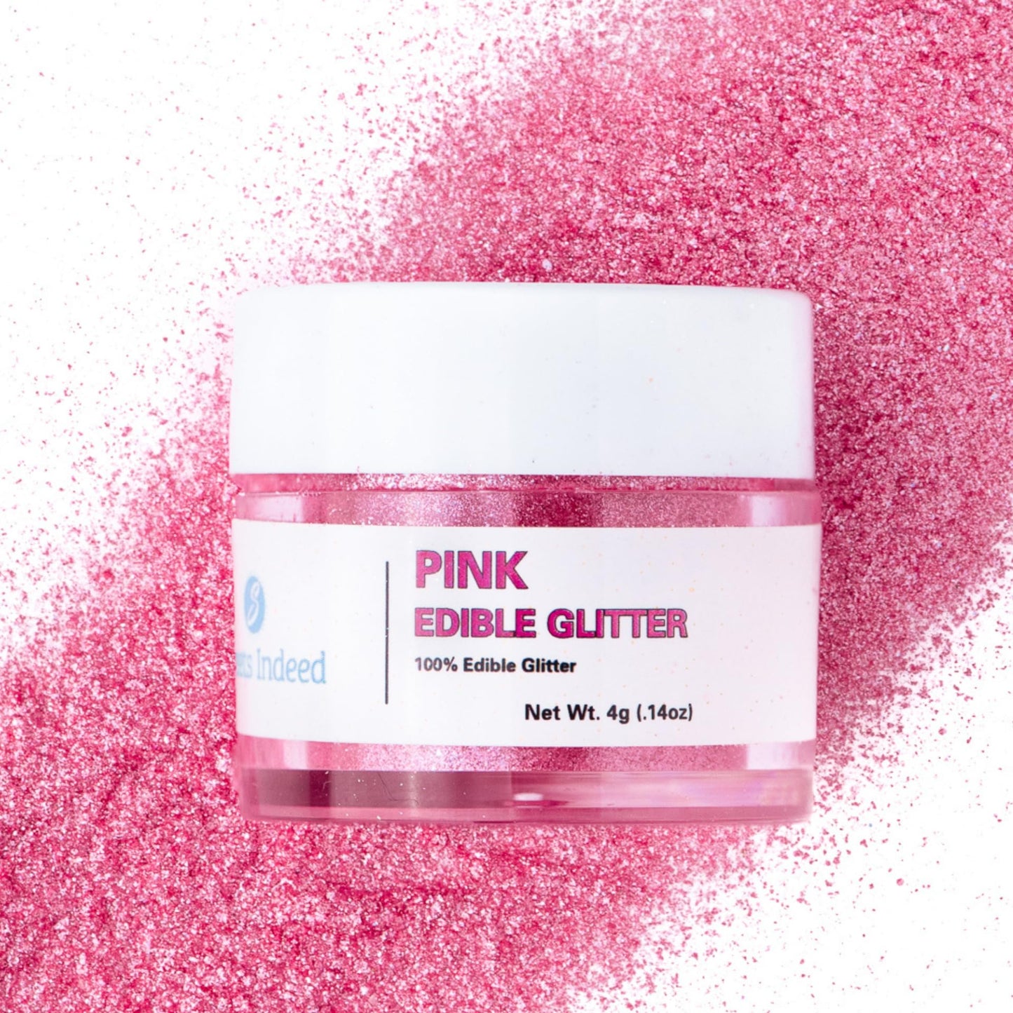 Sweets Indeed Edible Glitter, Perfect for Drinks, Cocktails, Beverages & Cake Decorating, Dessert Cake Topper, 4 grams, 3 Pack (Sweetheart)
