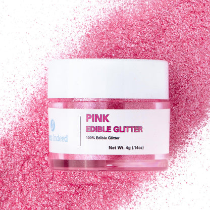 Sweets Indeed Edible Glitter, Perfect for Drinks, Cocktails, Beverages & Cake Decorating, Dessert Cake Topper, 4 grams, 3 Pack (Sweetheart)