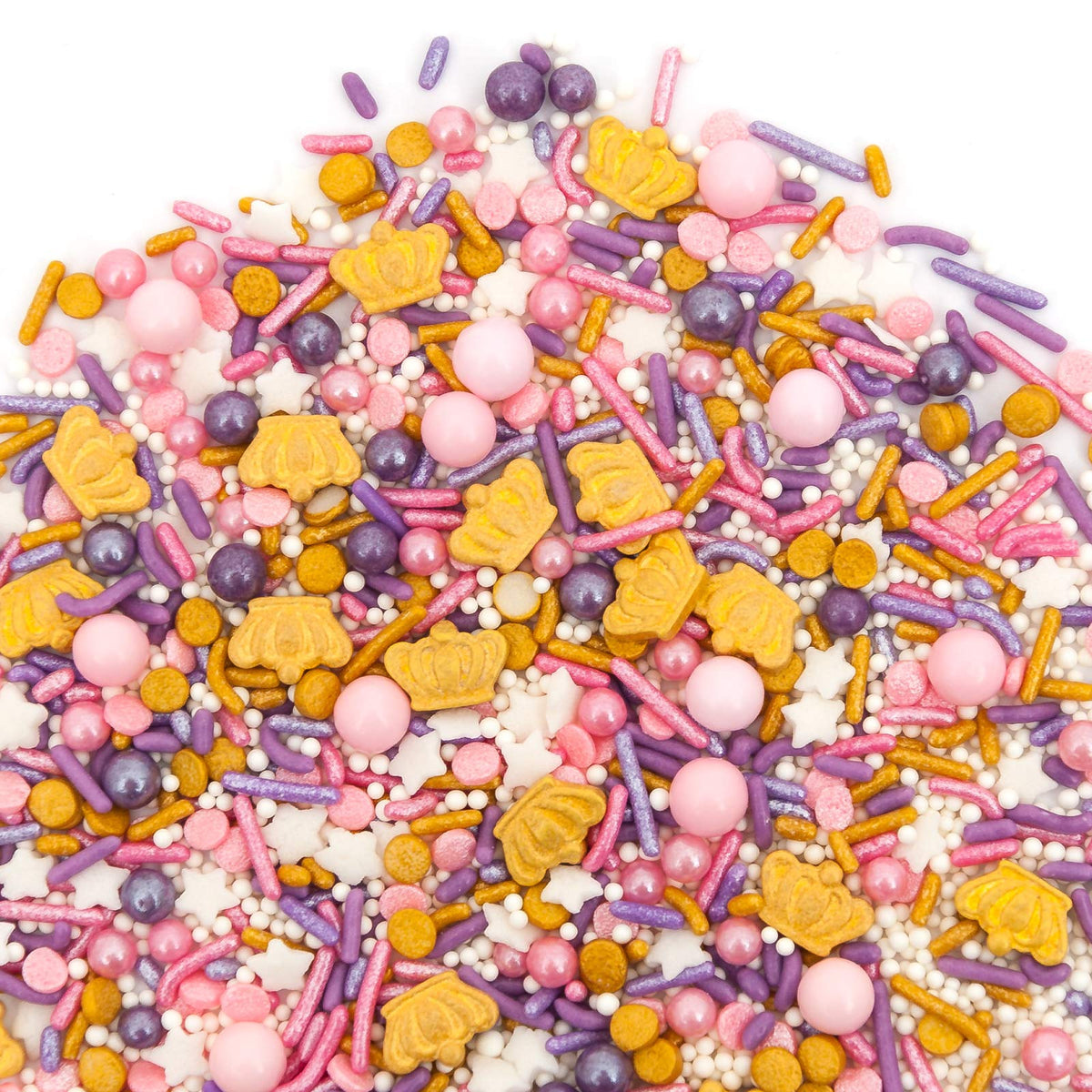 Sprinkles, Princess Sprinklefetti 8oz, Pink Purple Gold Crowns, Sprink ...