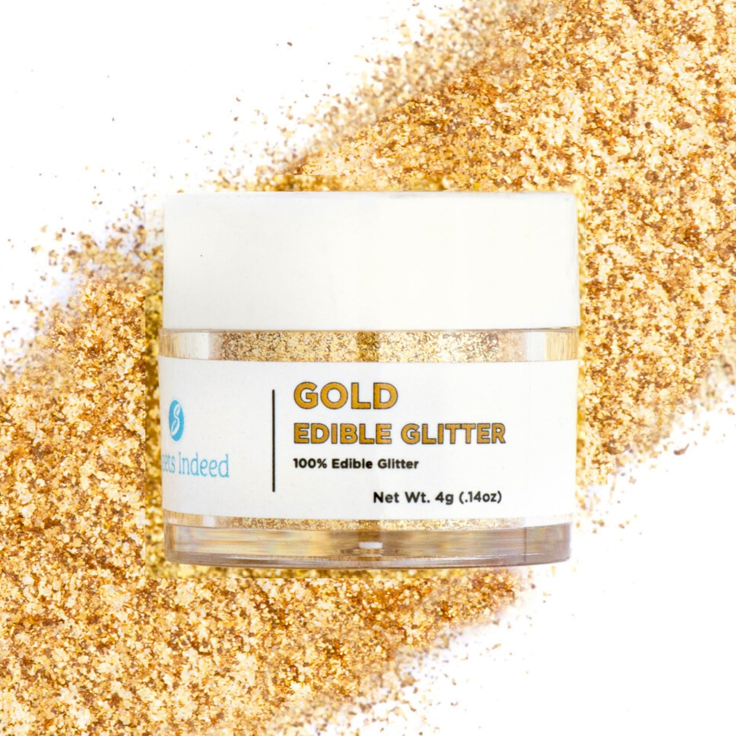 Sweets Indeed Edible Glitter, Perfect for Drinks, Cocktails, Beverages & Cake Decorating, Dessert Cake Topper, 4 grams, 3 Pack (Sweetheart)