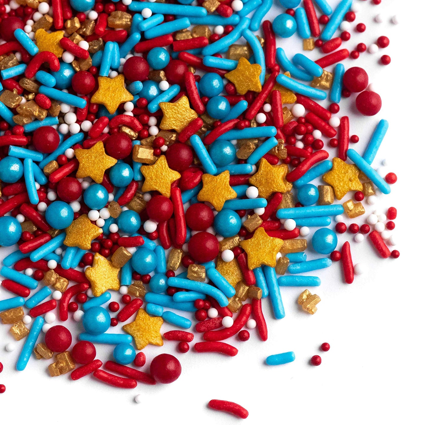 Sweets Indeed Sprinkles, Edible Sprinkle Mix, Perfect for Cake Decorations, Baking, Ice Cream, Cookies, Cupcake Topper, 4 ounces (Marvelous)